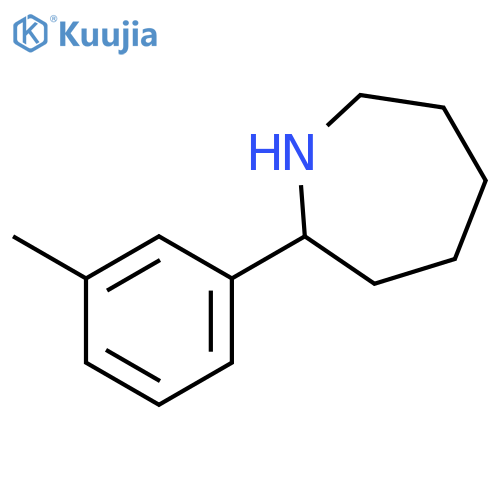 2-(3-methylphenyl)azepane structure