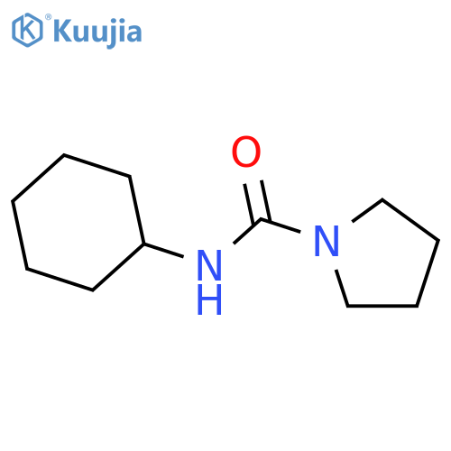 1-Pyrrolidinecarboxamide,N-cyclohexyl- structure