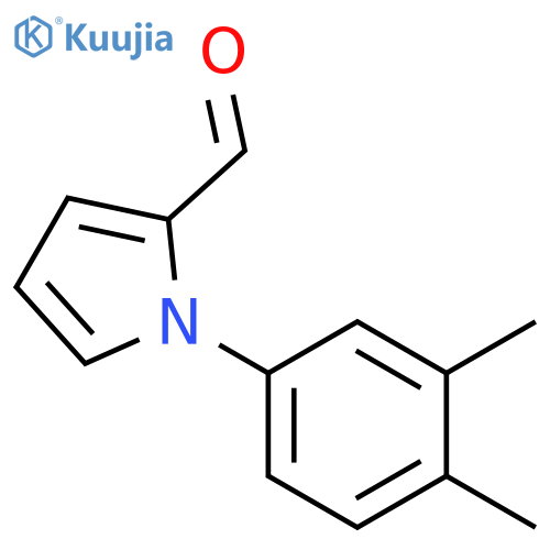 1-(3,4-DIMETHYLPHENYL)-1H-PYRROLE-2-CARBALDEHYDE structure
