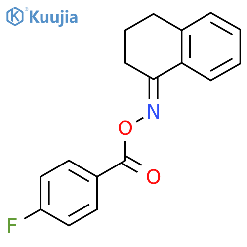 1-{[(4-Fluorobenzoyl)oxy]imino}-1,2,3,4-tetrahydronaphthalene structure