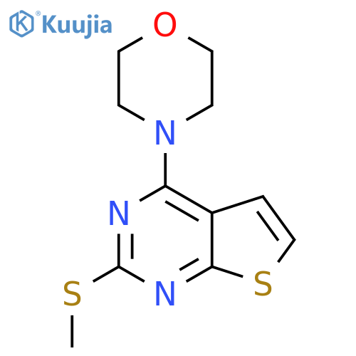 2-(Methylsulfanyl)-4-morpholinothieno[2,3-d]pyrimidine structure