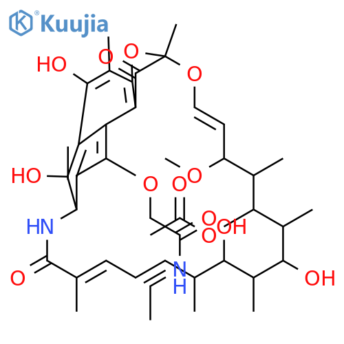 Rifamycin,4-O-[2-(ethylamino)-2-oxoethyl]- (9CI) structure