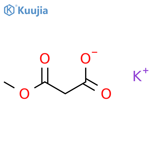 3-methoxy-3-oxo-propanoic acid;potassium salt structure