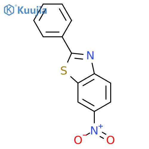 Benzothiazole,6-nitro-2-phenyl- structure