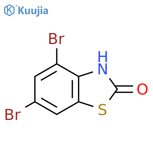4,6-Dibromo-2-hydroxybenzothiazole structure