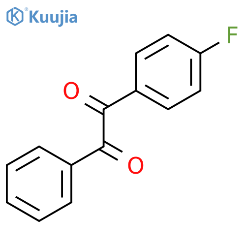 1-(4-Fluorophenyl)-2-phenylethane-1,2-dione structure