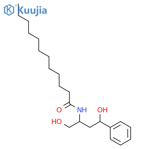 Dodecanamide,N-[(1R,3S)-3-hydroxy-1-(hydroxymethyl)-3-phenylpropyl]- structure