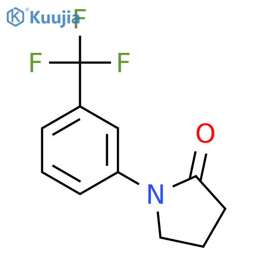 1-[3-(Trifluoromethyl)phenyl]pyrrolidin-2-one structure