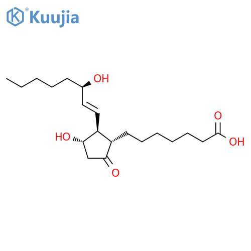 7-((1S,2S,3S)-3-Hydroxy-2-((R,E)-3-hydroxyoct-1-en-1-yl)-5-oxocyclopentyl)heptanoic Acid structure