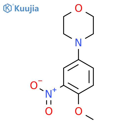 4-(4-Methoxy-3-nitrophenyl)morpholine structure