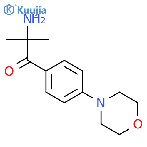 1-Propanone, 2-amino-2-methyl-1-[4-(4-morpholinyl)phenyl]- structure