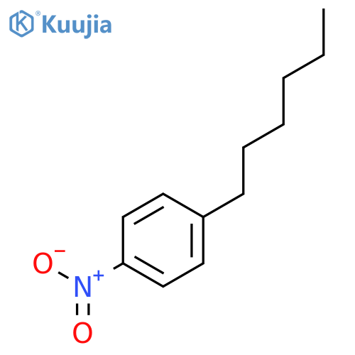 Benzene, 1-hexyl-4-nitro- structure