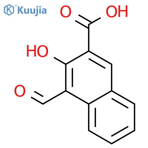 4-formyl-3-hydroxynaphthalene-2-carboxylic Acid structure