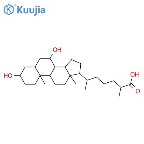 (3alpha,5alpha,7alpha)-3,7-Dihydroxycholestan-26-oic acid structure