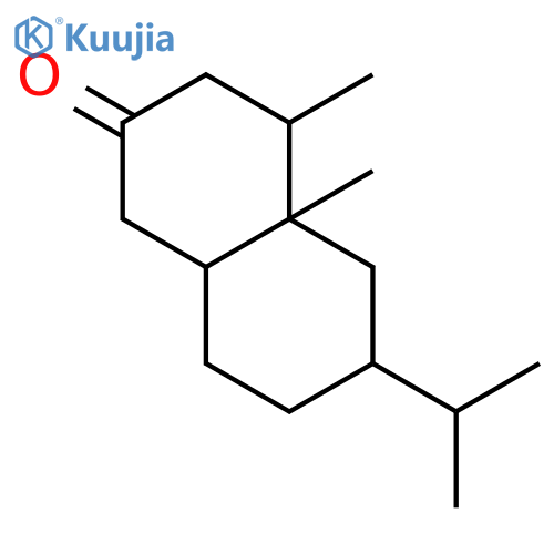 2(1H)-Naphthalenone,octahydro-4,4a-dimethyl-6-(1-methylethyl)- structure