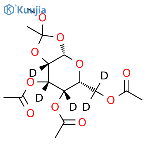 2,3,4,6,6'-Pentadeuterio-3,4,6-tri-O-acetyl-beta-D-mannopyranose 1,2-(Methyl Orthoacetate) structure