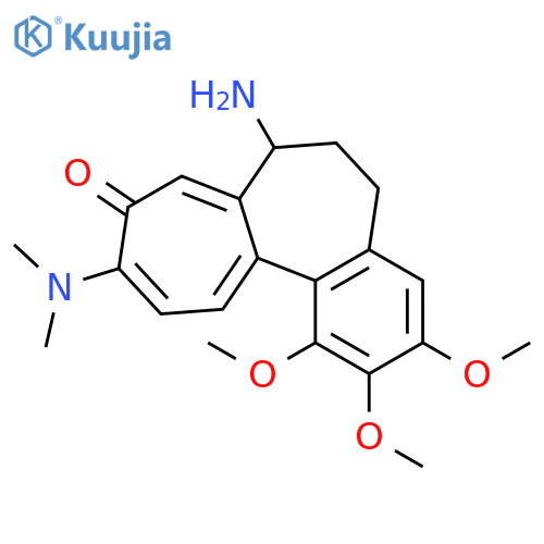 (7S)-7-amino-10-(dimethylamino)-1,2,3-trimethoxy-6,7-dihydrobenzo[a]heptalen-9(5H)-one structure