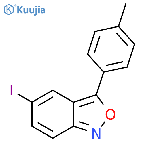 5-Iodo-3-p-tolyl-benzo[c]isoxazole structure