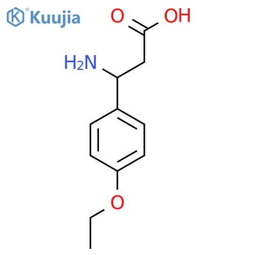 3-Amino-3-(4-ethoxyphenyl)propanoic acid structure