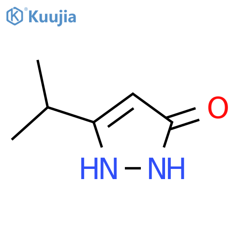 5-(propan-2-yl)-1H-pyrazol-3-ol structure