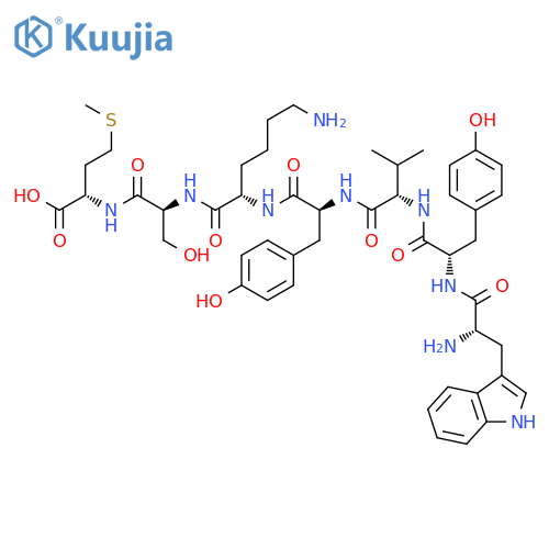 L-Methionine, L-tryptophyl-L-tyrosyl-L-valyl-L-tyrosyl-L-lysyl-L-seryl- structure