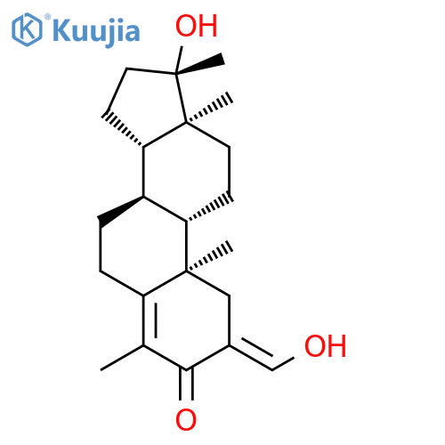 (2Z,8R,9S,10R,13S,14S,17S)-17-hydroxy-2-(hydroxymethylidene)-4,10,13,17-tetramethyl-1,6,7,8,9,11,12,14,15,16-decahydrocyclopenta[a]phenanthren-3-one structure