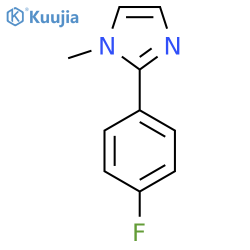 2-(4-Fluoro-phenyl)-1-methyl-1h-imidazole structure