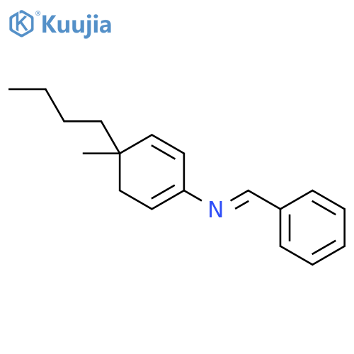 p-Methylbenzylidene-p-butylaniline structure