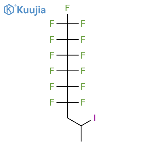 2-Iodo-1H,1H,1H,2H,3H,3H-perfluorononane structure