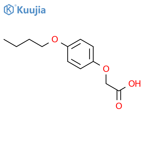 (4-butoxyphenoxy)acetic Acid structure