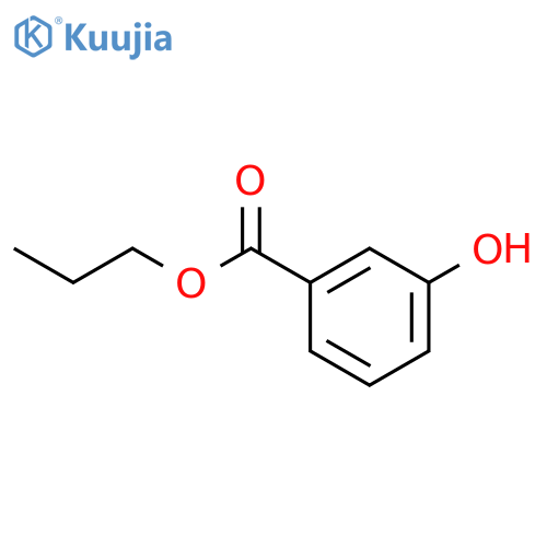 Benzoic acid,3-hydroxy-, propyl ester structure