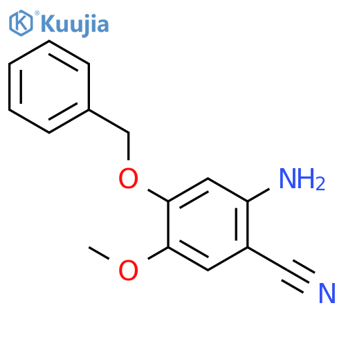 2-Amino-4-(Benzyloxy)-5-Methoxybenzonitrile structure