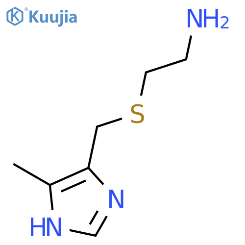 2-(4-Methyl-1H-imidazol-5-yl)methylthioethanamine structure