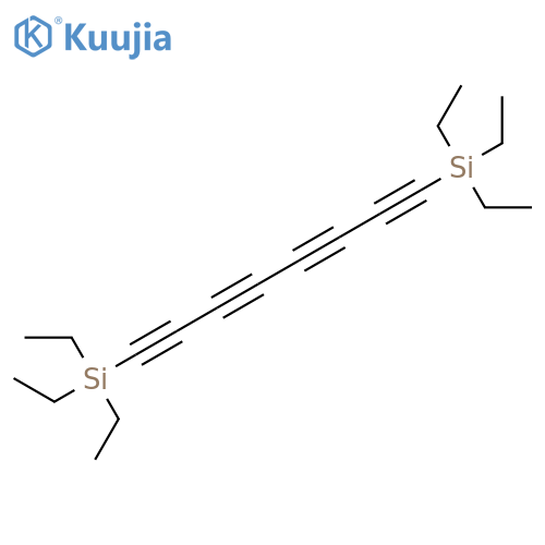 Silane, 1,3,5,7-octatetrayne-1,8-diylbis[triethyl- structure