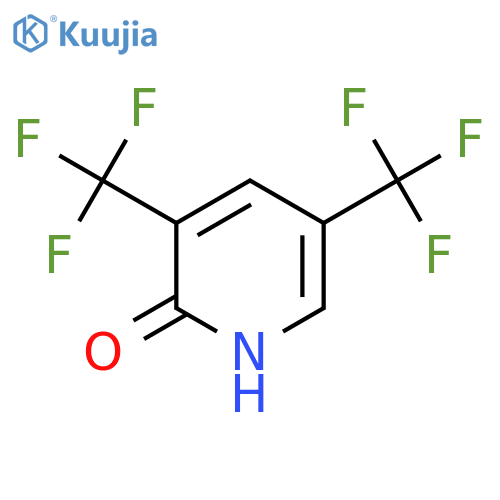 3,5-Bis(trifluoromethyl)-1H-pyridin-2-one structure