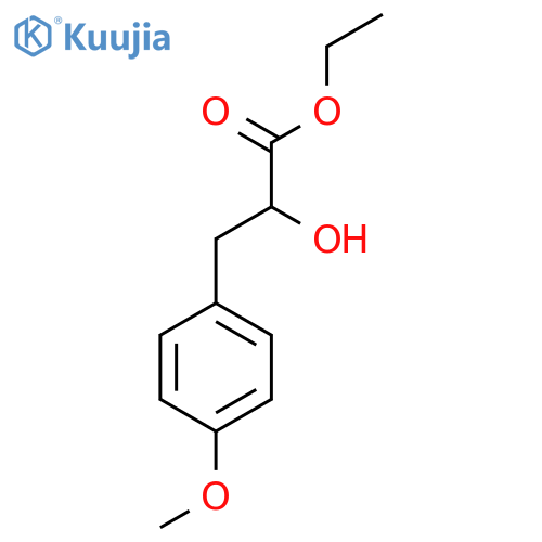 (S)-2-HYDROXY-3-(4-METHOXY-PHENYL)-PROPIONIC ACID ETHYL ESTER structure