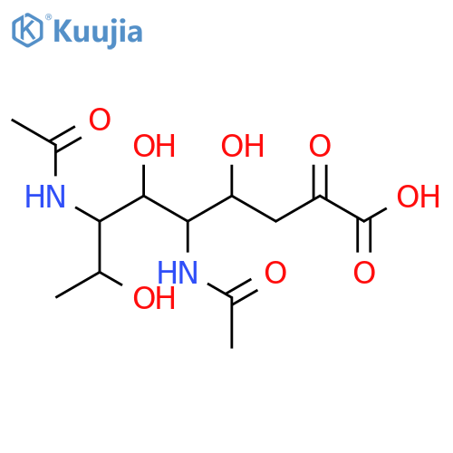 5,7-Diamino-4,6,8-trihydroxy-2-oxononanoic acid; (4R,5R,6S,7R,8R)-form, N,N'-Di-Ac structure