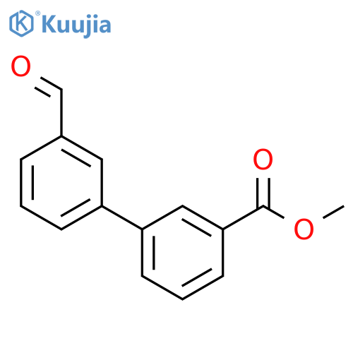 Methyl 3'-Formyl-1,1'-biphenyl-3-carboxylate structure