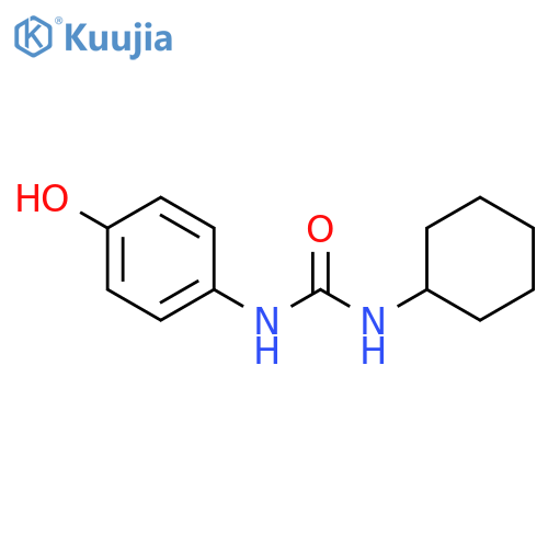 1-Cyclohexyl-3-(4-hydroxyphenyl)urea structure