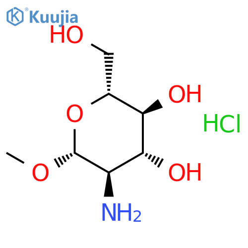 Methyl 2-amino-2-deoxy-b-D-glucopyranoside HCl structure