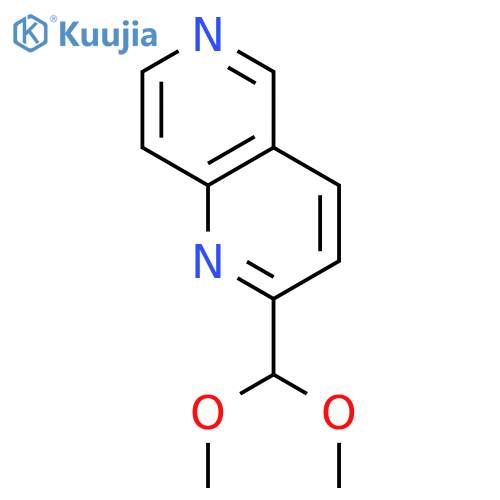2-(Dimethoxymethyl)-1,6-naphthyridine structure