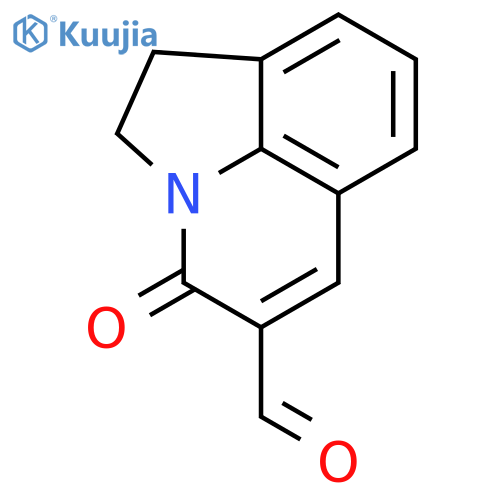 1,2-Dihydro-4-oxopyrrolo3,2,1-ijquinoline-5-carboxaldehyde structure
