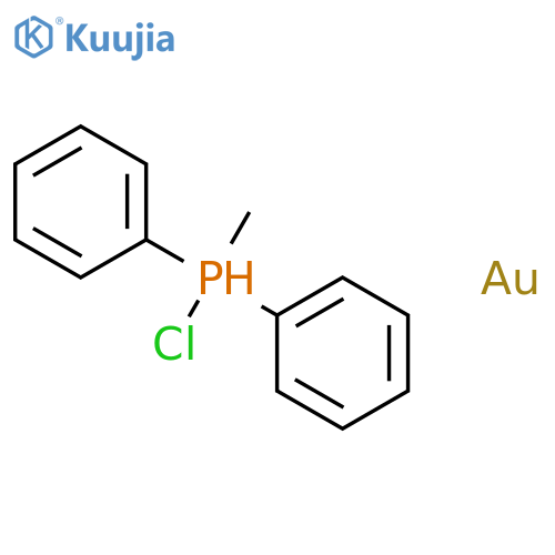 Chloro(methyldiphenylphosphine)gold(I) structure