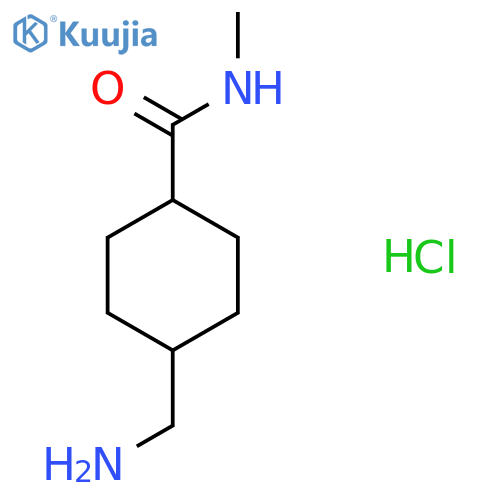 trans-4-(aminomethyl)-N-methylcyclohexanecarboxamide hydrochloride structure