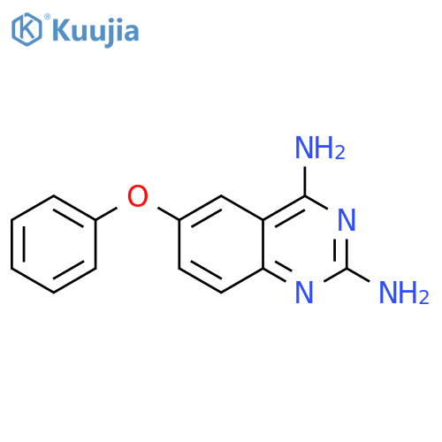 2,4-Quinazolinediamine, 6-phenoxy- structure