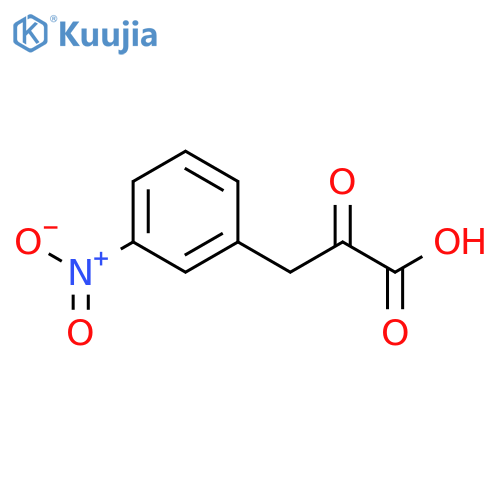 3-(3-nitrophenyl)-2-oxopropanoic acid structure
