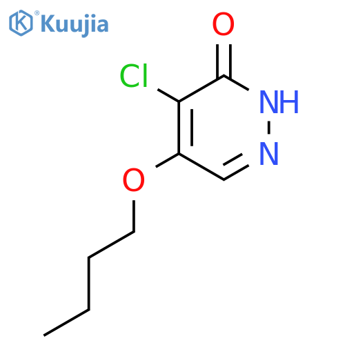 5-Butoxy-4-chloropyridazin-3(2H)-one structure