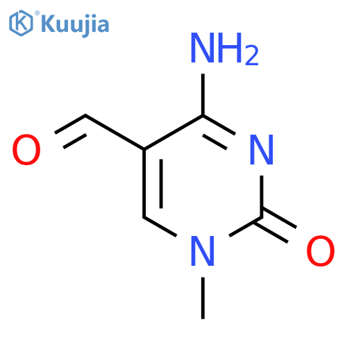 5-Pyrimidinecarboxaldehyde,4-amino-1,2-dihydro-1-methyl-2-oxo- structure