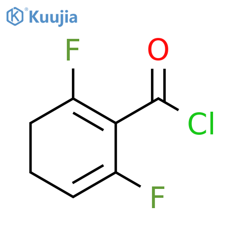 1,5-Cyclohexadiene-1-carbonyl chloride, 2,6-difluoro- (9CI) structure