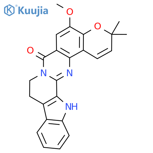 10-Methoxy-7,7-dimethyl-8-oxa-2,14,24-triazahexacyclo[12.11.0.03,12.04,9.017,25.018,23]pentacosa-1,3,5,9,11,17(25),18,20,22-nonaen-13-one structure